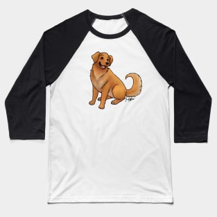 Dog - Golden Retriever - Red Gold Baseball T-Shirt